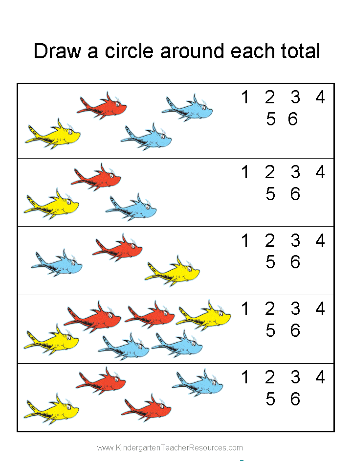 Free Dr Seuss Math Activities