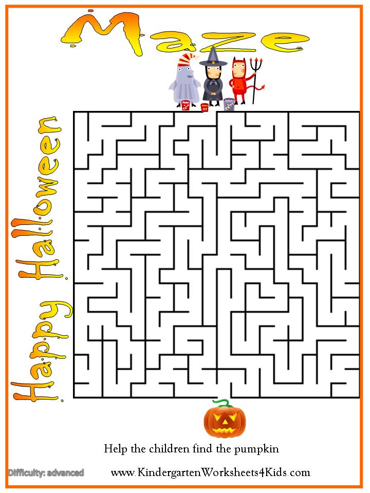 Halloween Worksheets, Games, Activities and Printables