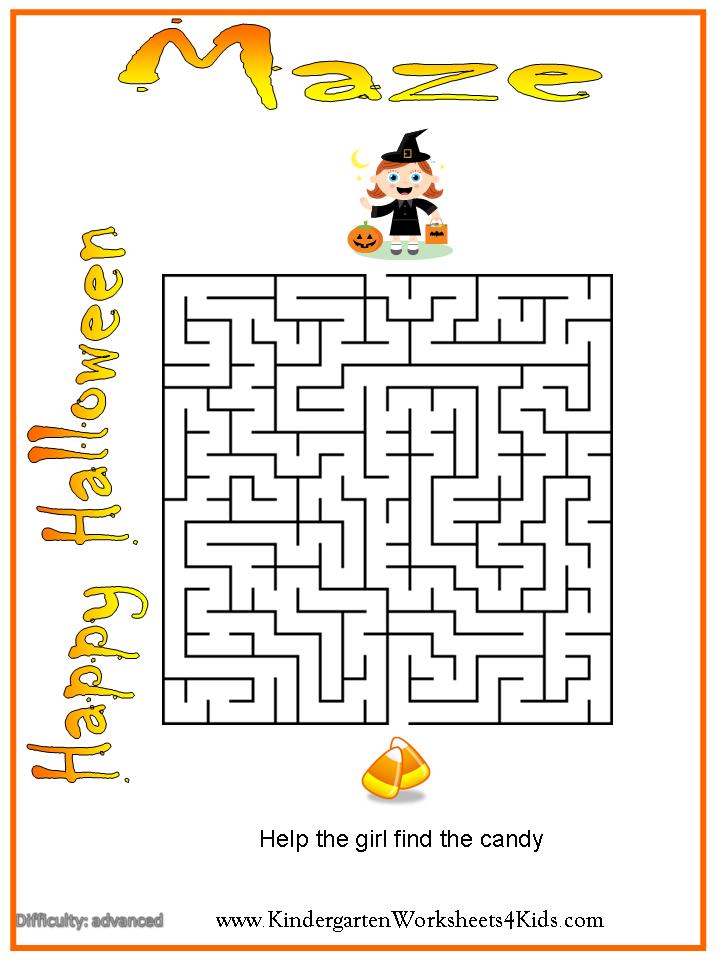 Halloween Worksheets, Games, Activities and Printables