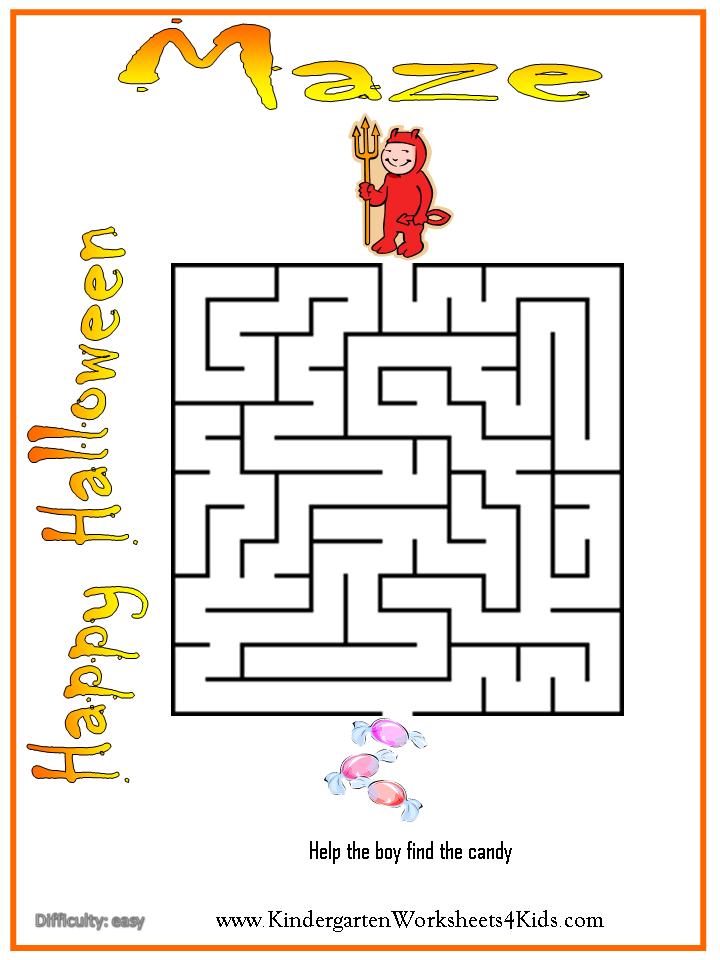 Halloween Worksheets, Games, Activities And Printables