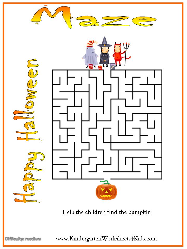 Halloween Worksheets, Games, Activities and Printables