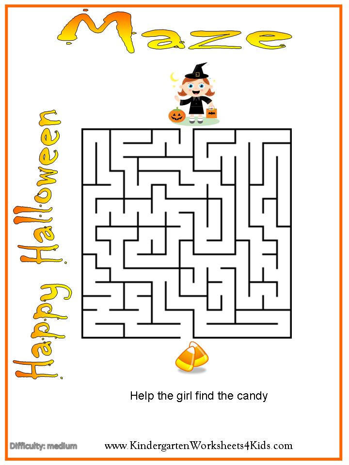 Halloween Worksheets, Games, Activities and Printables