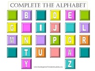 free kindergarten alphabet worksheet