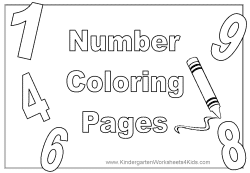 Number Coloring Pages 1 10