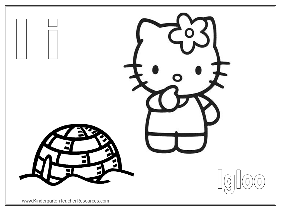 Download Free Hello Kitty Coloring Pages