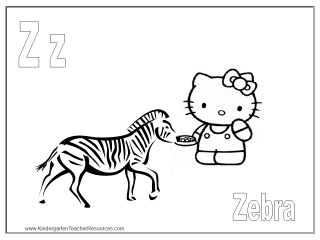 Free Hello  Kitty  Coloring  Pages 