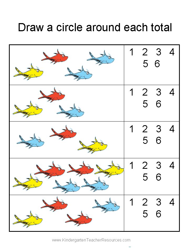 Dr Seuss Math Worksheets 4th Grade