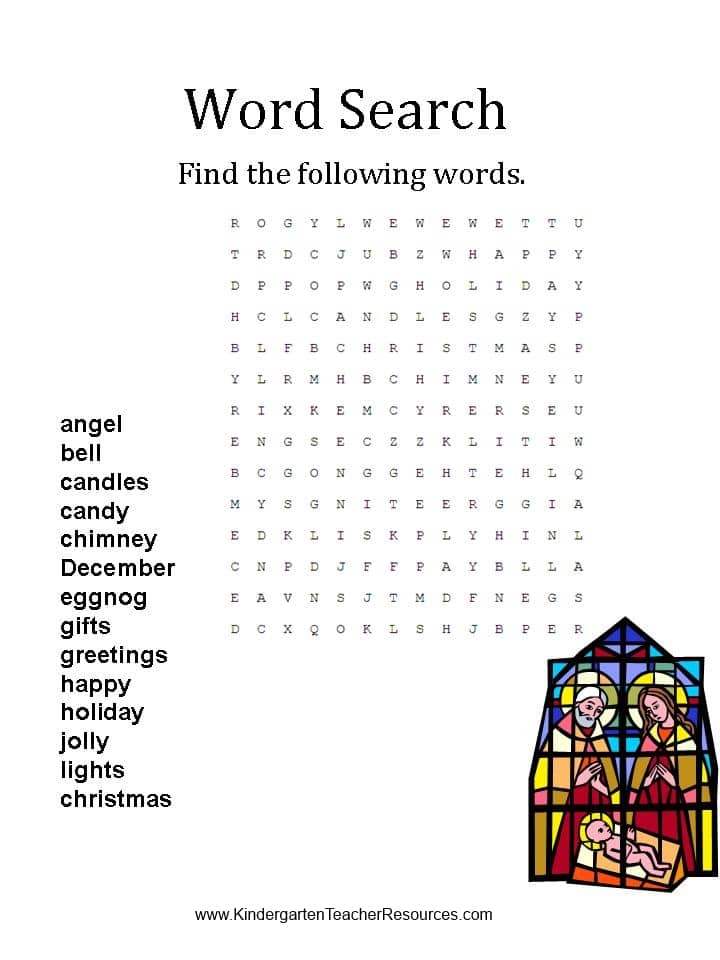 Christmas Word Search