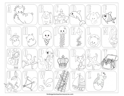 free printable coloring pages for kindergarten