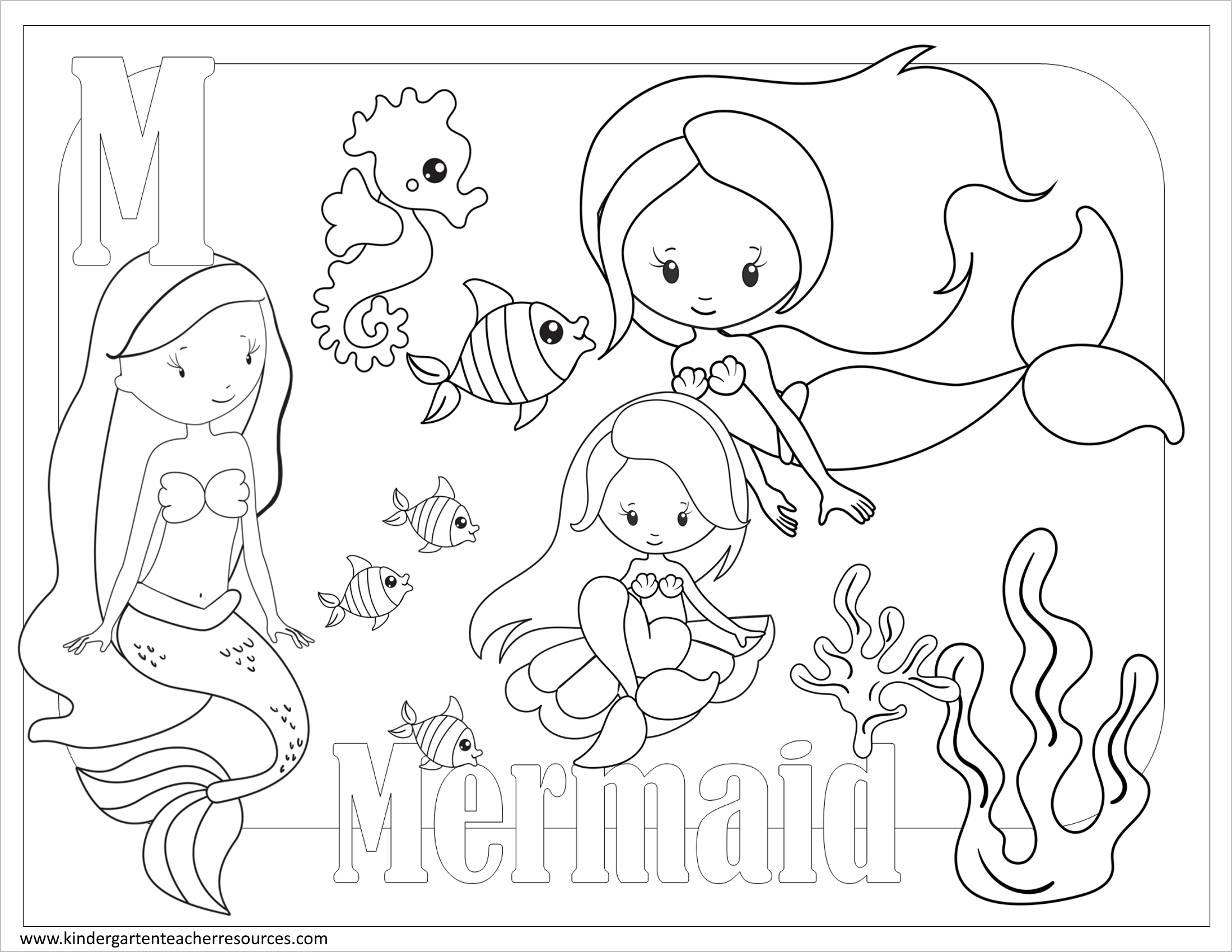 free printable kindergarten coloring pages for kids free printable