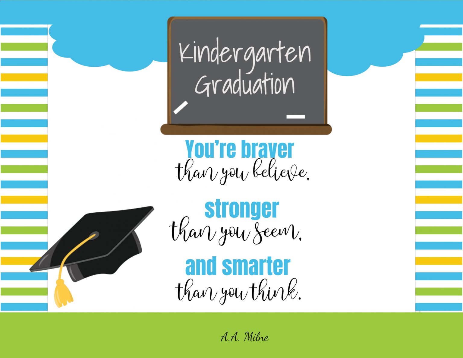 Kindergarten graduation quotes