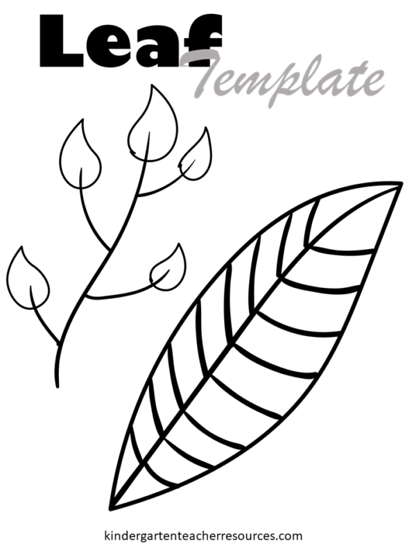 FREE Printable Leaf Template | Many designs are available