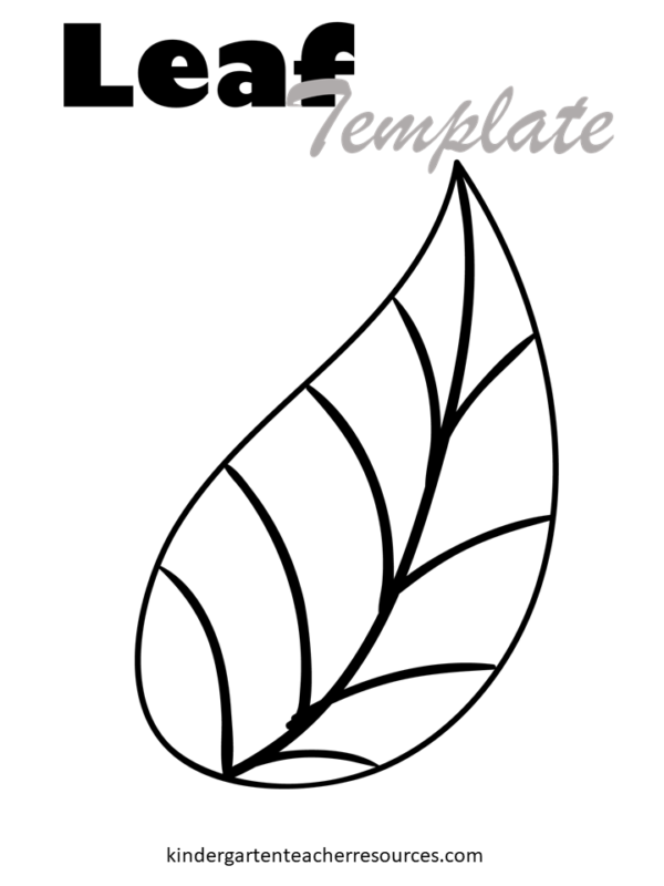 FREE Printable Leaf Template Many Designs Are Available